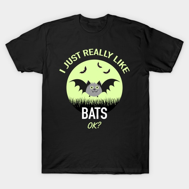 Bat Lover Halloween Animal Welfare T-Shirt by dilger